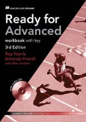 Ready for CAE: Ready for Advanced. Workbook with Audio-CD and Key de Roy Norris