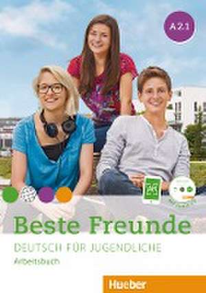 Beste Freunde A2. Paket Arbeitsbuch A2/1 und A2/2 mit 2 Audio-CDs de Manuela Georgiakaki