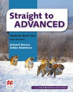 Straight to Advanced. Student's Book with 2 Audio-CDs and Webcode de Richard Storton