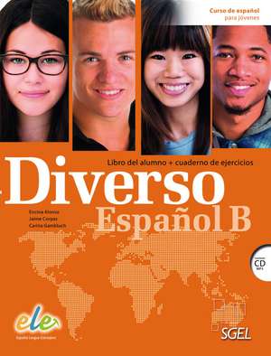 Diverso Español B. Kurs- und Arbeitsbuch mit MP3-CD de Encina Alonso