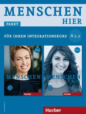 Menschen hier A2/2. Paket: Kursbuch mit DVD-ROM und Arbeitsbuch mit Audio-CD de Charlotte Habersack