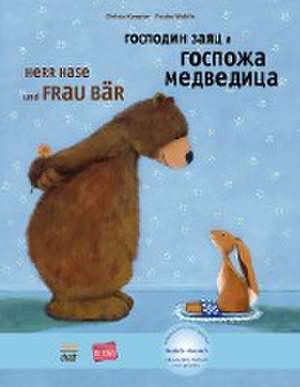 Herr Hase & Frau Bär. Kinderbuch Deutsch-Russisch de Christa Kempter