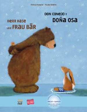 Herr Hase & Frau Bär. Kinderbuch Deutsch-Spanisch de Christa Kempter