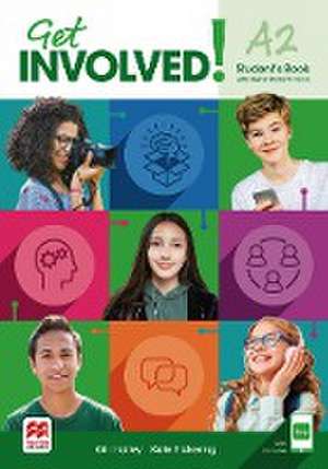 Get involved!. Level A2 / Student's Book with App and DSB de Gill Holley