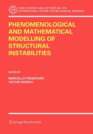 Phenomenological and Mathematical Modelling of Structural Instabilities de Marcello Pignataro