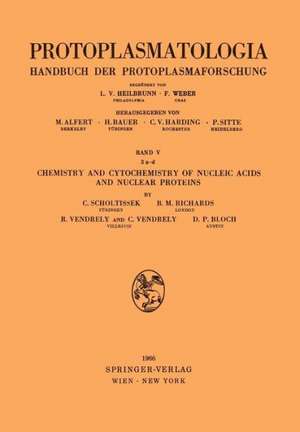 Chemistry and Cytochemistry of Nucleic Acids and Nuclear Proteins de Christoph Scholtissek