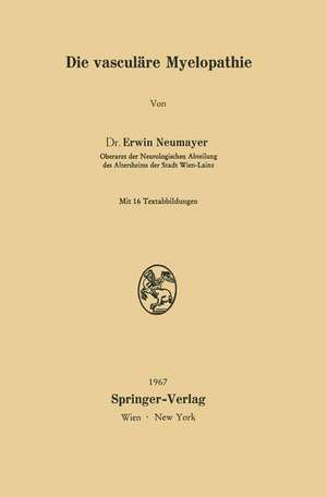 Die vasculäre Myelopathie de Erwin Neumayer