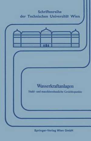 Wasserkraftanlagen: Stahl- und maschinenbauliche Gesichtspunkte de Tamas Varga