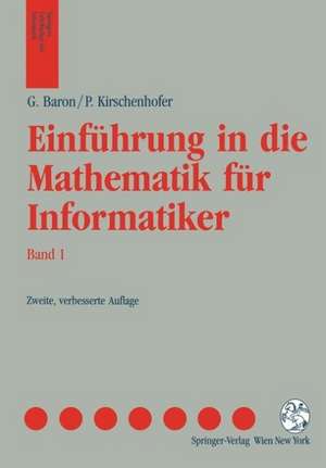 Einführung in die Mathematik für Informatiker de Gerd Baron