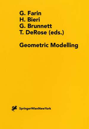 Geometric Modelling: Dagstuhl 1996 de Gerald Farin