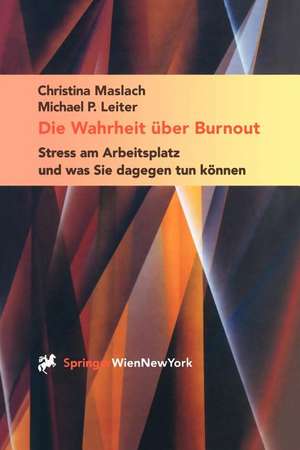 Die Wahrheit über Burnout: Stress am Arbeitsplatz und was Sie dagegen tun können de Christina Maslach