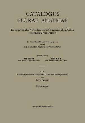 Pteridophyten und Anthophyten (Farne und Blütenpflanzen) de Erwin Janchen