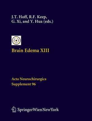 Brain Edema XIII de Julian T. Hoff