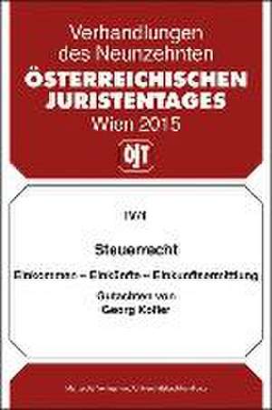 19. Österreichischer Juristentag 2015 Steuerrecht de Georg Kofler