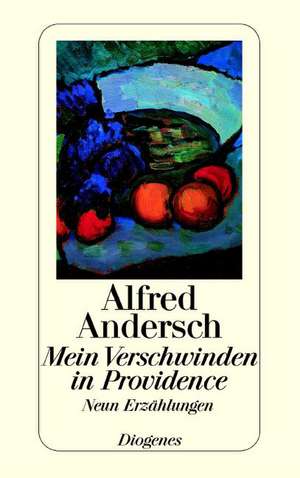 Mein Verschwinden in Providence de Alfred Andersch