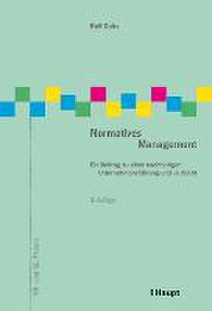 Normatives Management de Rolf Dubs