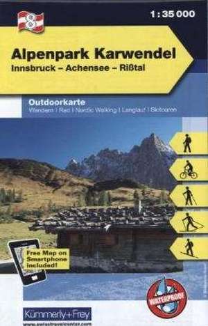 KuF Österreich Outdoorkarte 08 Alpenpark - Karwendel 1 : 35 000