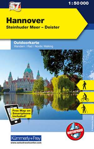 KuF Deutschland Outdoorkarte 57 Hannover / Deister 1 : 50 000