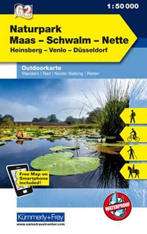 KuF Deutschland Outdoorkarte 62 Maas-Schwalm-Nette 1 : 50 000