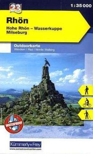 KuF Deutschland Outdoorkarte 23 Rhön 1 : 35.000