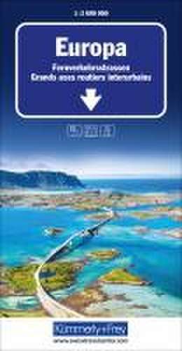Kümmerly+Frey Strassenkarte Europa Fernverkehrsstrassen 1:3,6 Mio. de Hallwag Kümmerly+Frey AG