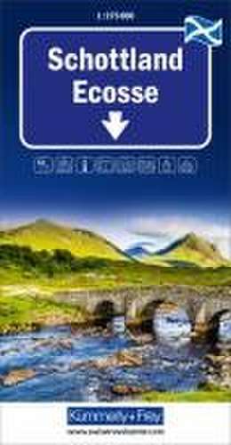 Kümmerly+Frey Regional-Strassenkarte Schottland 1:275.000 de Hallwag Kümmerly+Frey AG
