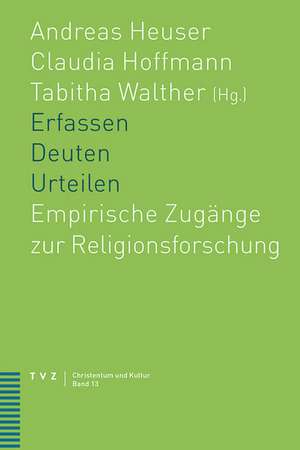 Erfassen - Deuten - Urteilen de Tabitha Walther