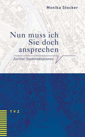 Nun Muss Ich Sie Doch Ansprechen: Zurcher Stadtmeditationen de Monika Stocker