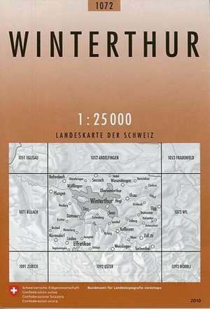 Swisstopo 1 : 25 000 Winterthur