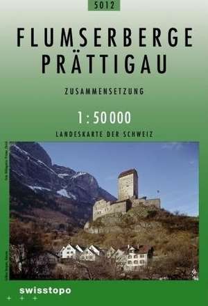 Swisstopo 1 : 50 000 Sarganserland - Prättigau