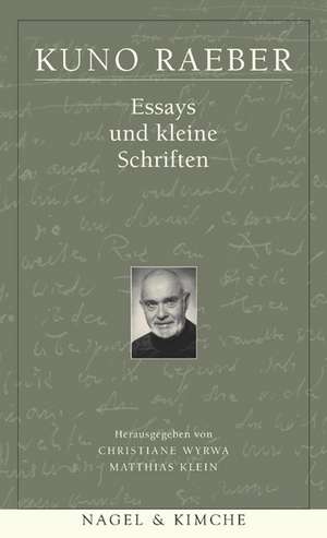 Essays und kleine Schriften. Werk 5 de Christiane Wyrwa