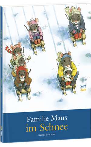 Familie Maus im Schnee de Kazuo Iwamura