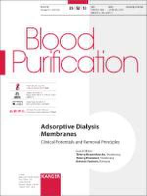 Adsorptive Dialysis Membranes de T. Hannedouche