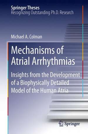 Mechanisms of Atrial Arrhythmias: Insights from the Development of a Biophysically Detailed Model of the Human Atria de Michael A. Colman