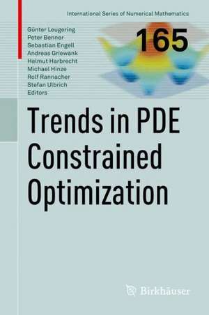 Trends in PDE Constrained Optimization de Günter Leugering