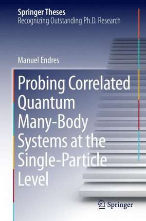 Probing Correlated Quantum Many-Body Systems at the Single-Particle Level de Manuel Endres