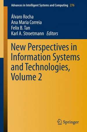 New Perspectives in Information Systems and Technologies, Volume 2 de Álvaro Rocha