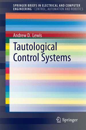 Tautological Control Systems de Andrew D. Lewis