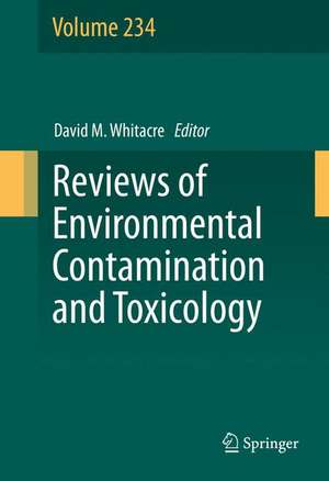 Reviews of Environmental Contamination and Toxicology de David M. Whitacre