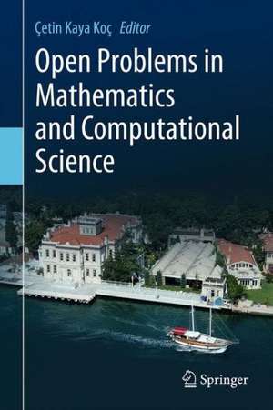 Open Problems in Mathematics and Computational Science de Çetin Kaya Koç