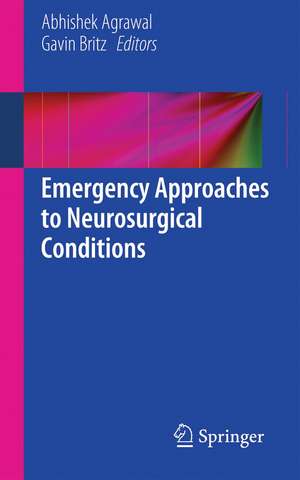 Emergency Approaches to Neurosurgical Conditions de Abhishek Agrawal