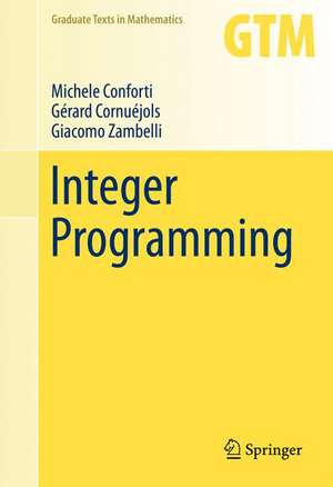 Integer Programming de Michele Conforti