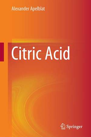 Citric Acid de Alexander Apelblat