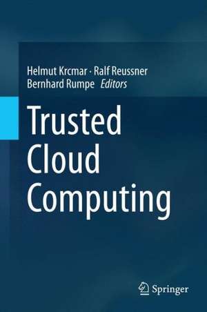 Trusted Cloud Computing de Helmut Krcmar