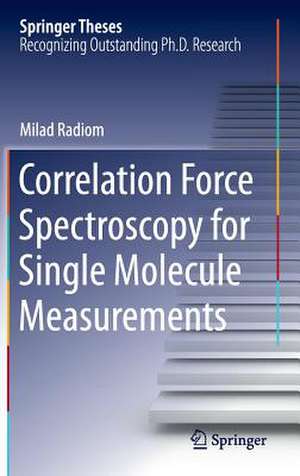 Correlation Force Spectroscopy for Single Molecule Measurements de Milad Radiom