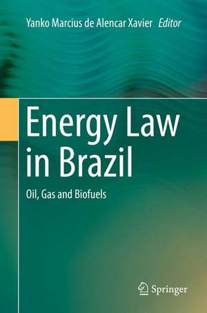 Energy Law in Brazil: Oil, Gas and Biofuels de Yanko Marcius de Alencar Xavier