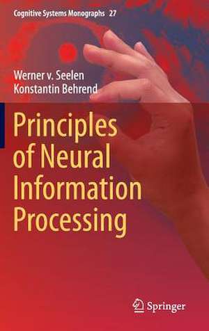 Principles of Neural Information Processing de Werner v. Seelen