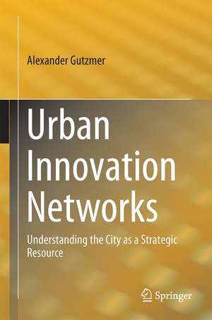 Urban Innovation Networks: Understanding the City as a Strategic Resource de Alexander Gutzmer