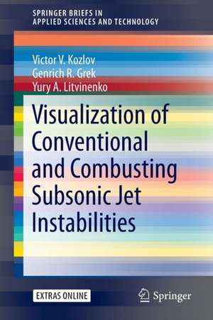 Visualization of Conventional and Combusting Subsonic Jet Instabilities de Victor V. Kozlov