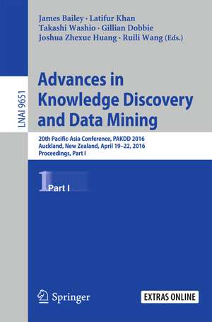 Advances in Knowledge Discovery and Data Mining de James Bailey
